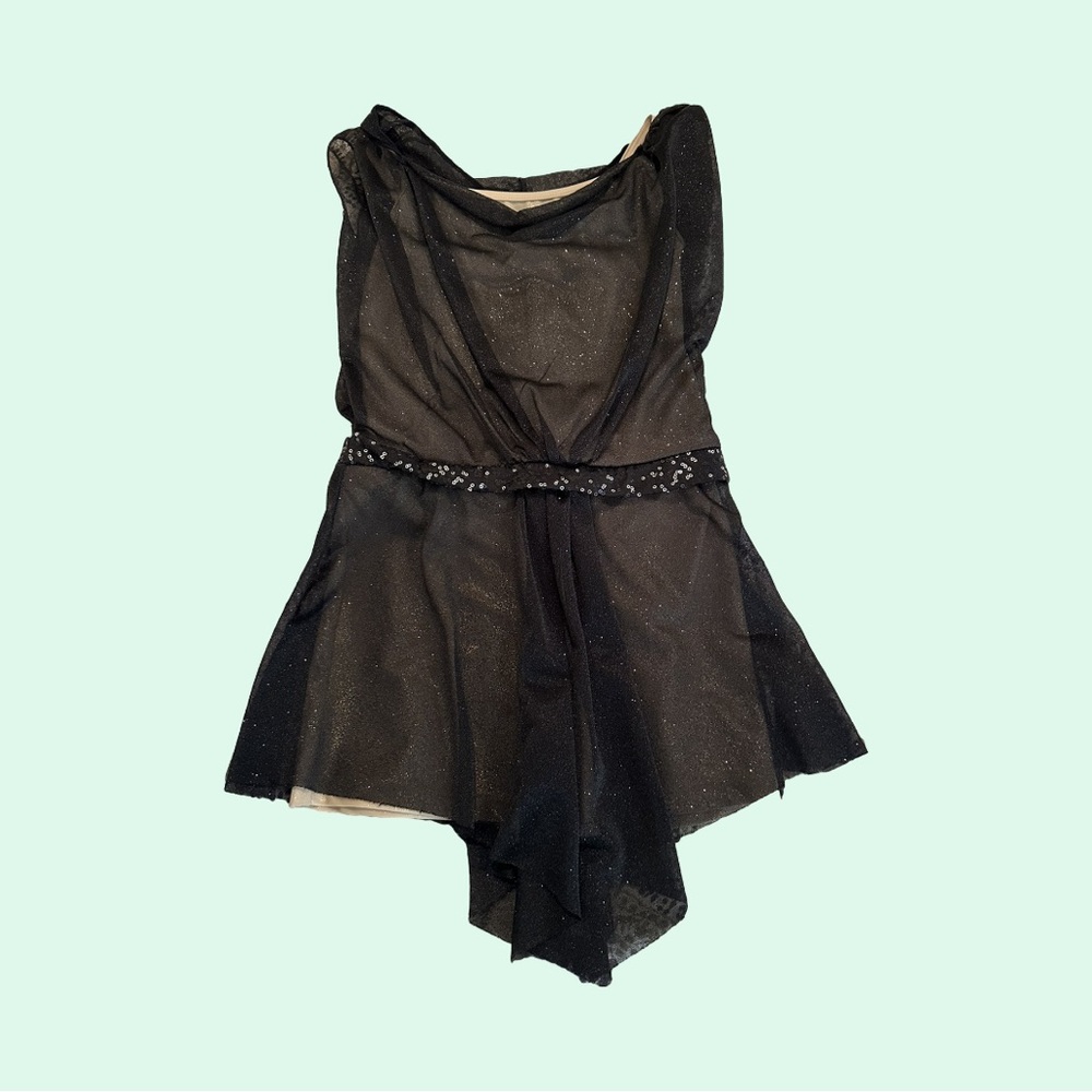 black contemporary costume
